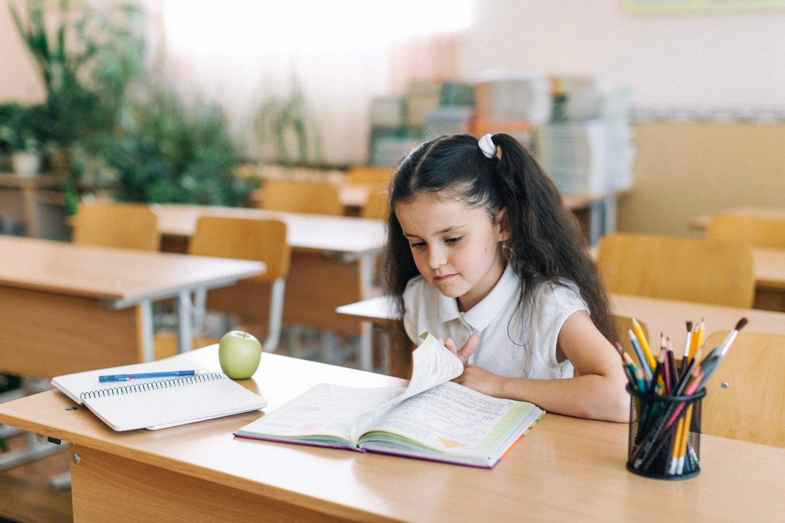 Parents planning their child's future education savings