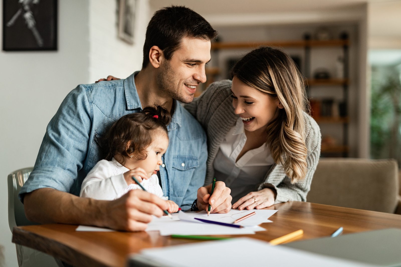 Family spending quality time together, representing financial protection and family security